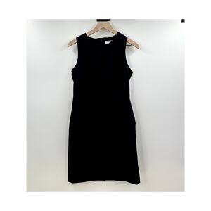 MM Lafleur Black Sleeveless Above Knee Career Work Dress Size 8